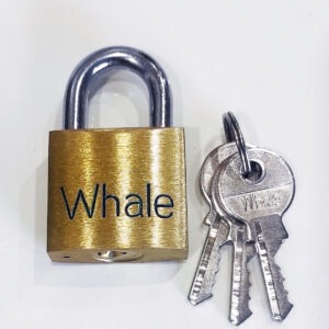 Confezione 6 LUCCHETTI OTTONE WHALE mm. 30. Indispensabili!